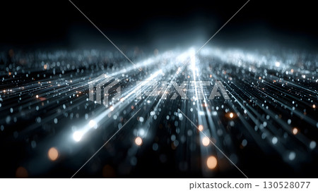 Glowing blue tech grid on a dark background, giving a high-tech digital interface feel. Great for IT, data, and tech-focused designs. 130528077