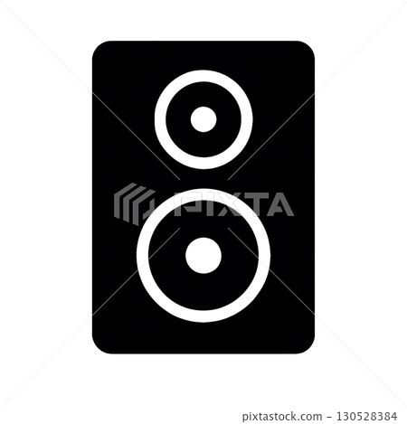 video icon black, isolated on white background 130528384