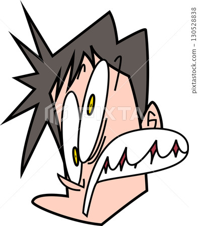 A man jumping up with a surprised look on his face. A man jumping up with a surprised look on his face. 130528838