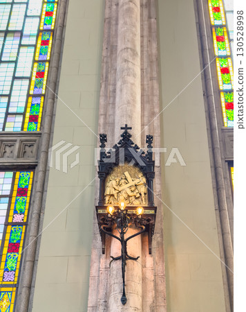 Catholic Way of the Cross, architectural details of the church 130528998