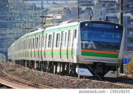 Tokaido Line Manazuru JR East E233 series 3000 series U620 (Oyama) Tokaido Line Manazuru JR East E233 series 3000 series U620 (Oyama) 130529243