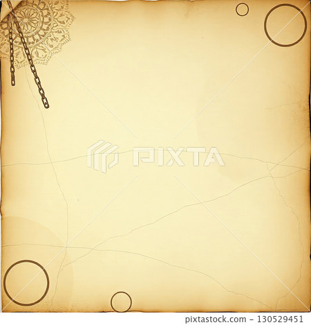 Romantic aged background. Elegant old paper texture for scrapbook, journaling, invitations. 130529451