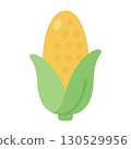 Yellow Corn Illustration 130529956