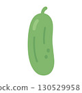 Cucumber Crisp Illustration 130529958