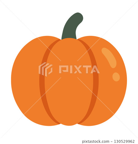 Orange Pumpkin Illustration Orange Pumpkin Illustration 130529962