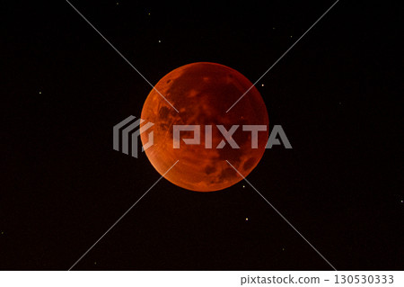血月月全食：神秘的夜空 130530333