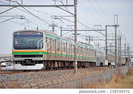 東北本線栗橋~東鷲宮 JR東日本E231系1000系U506編隊(小山) 東北本線栗橋~東鷲宮 JR東日本E231系1000系U506編隊(小山) 130530372