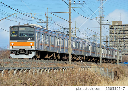 武藏野線 東川口 - 東浦與 JR 東日本 205 系列 M32 列車（幕張） 130530547