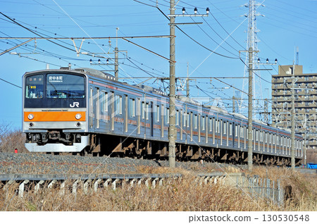 武藏野線 東川口 - 東浦與 JR 東日本 205 系列 M15 列車（幕張） 130530548