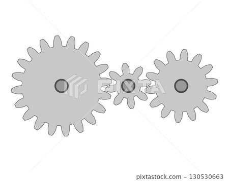 Illustration of interlocking gears 130530663