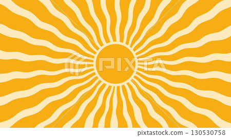 Sun burst pattern background ray sunshine. Retro summer sun wave vector geometric texture beam Sun burst pattern background ray sunshine. Retro summer sun wave vector geometric texture beam 130530758