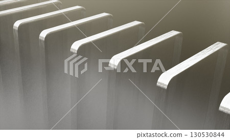 Abstract Glass plates. Computer generated 3d render 130530844