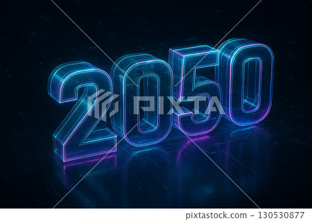賽博龐克風格的未來2050年 賽博龐克風格的未來2050年 130530877