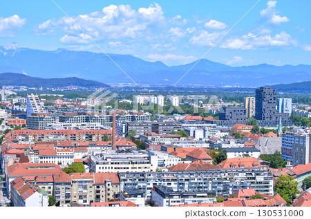 Panoramic View of city Ljubljana from Ljubljana castle - Slovenia Panoramic View of city Ljubljana from Ljubljana castle - Slovenia 130531000