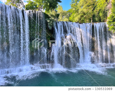 Waterfall on river Pliva in Jajce, Bosnia and Herzegovina Waterfall on river Pliva in Jajce, Bosnia and Herzegovina 130531069