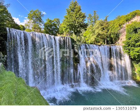 Waterfall on river Pliva in Jajce, Bosnia and Herzegovina Waterfall on river Pliva in Jajce, Bosnia and Herzegovina 130531079