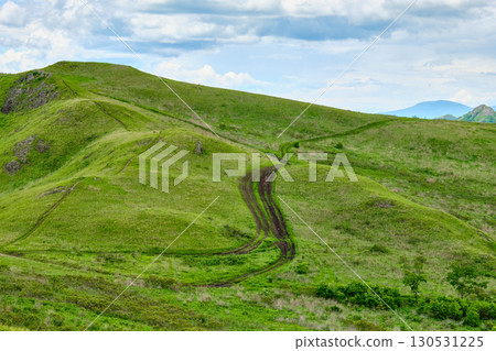 The nature of the Khasansky district of Primorsky Krai, Russia. The lip of the Teal of the Slavic Bay, the inner bay of Peter the Great in the summer. The nature of the Khasansky district of Primorsky Krai, Russia. The lip of the Teal of the Slavic Bay, the inner bay of Peter the Great in the summer. 130531225