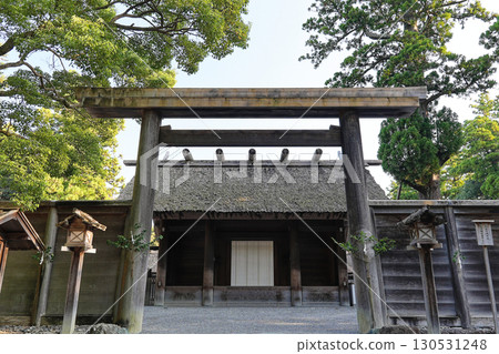 Traditional architecture of the Outer Shrine and Main Shrine of Toyouke Daijingu Shrine 130531248