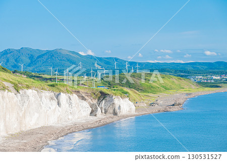 北海道瀧海岸白天美麗的海岸風光 北海道瀧海岸白天美麗的海岸風光 130531527
