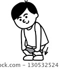 Taking off (pants) | Changing clothes action card and visual support icon (Change of clothes) 130532524