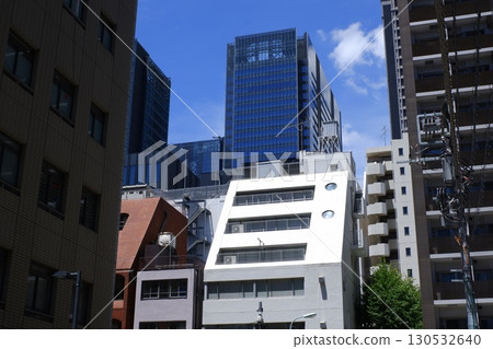 Mid-rise buildings in Kabutocho 130532640