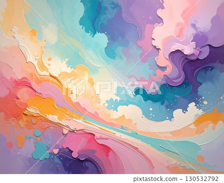 抽象粉彩藝術背景 130532792