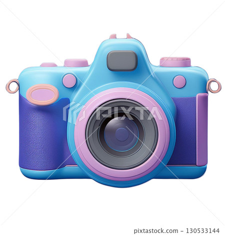 3D復古可愛彩色相機 130533144