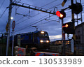 When crossing railroad crossings, be sure to check for passing trains. 130533989