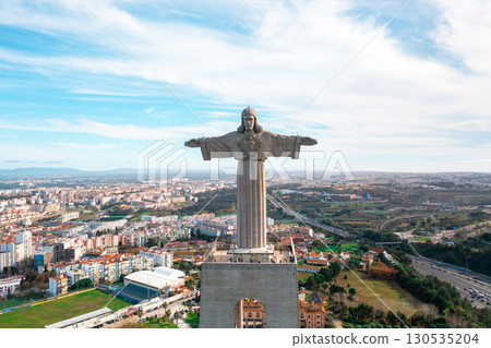 Christ the King monument overlooking Lisbon Christ the King monument overlooking Lisbon 130535204