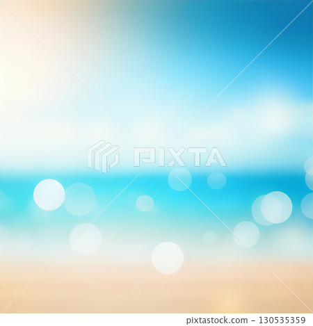 A refreshing seaside under the summer sky 130535359