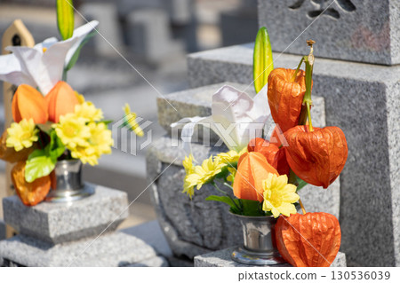 A visit to a grave 130536039