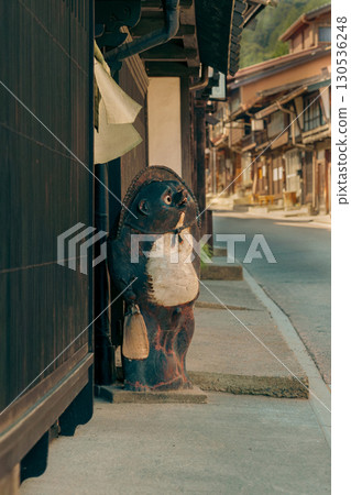 充滿昭和復古氣息的浣熊手辦 130536248