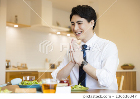 Men who eat breakfast Men who eat breakfast 130536347