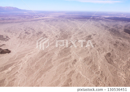 Aerial view of Nazca, Peru, South America 130536451