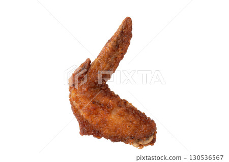 Deep fried chicken wings on a transparent background (png) Deep fried chicken wings on a transparent background (png) 130536567