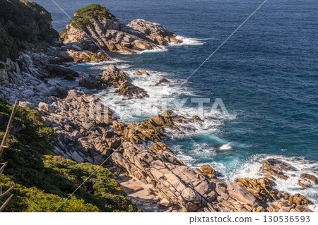 Fishing point Shisenohana, Yakushima, offshore Alps (winter) Fishing point Shisenohana, Yakushima, offshore Alps (winter) 130536593