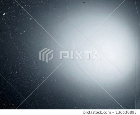 Detailed Black and White Grungy Scratchy Overlay Texture with Distressed Grain Effect 130536895