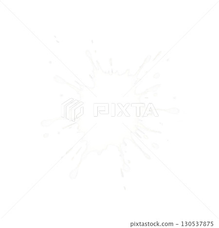 A white paint splatter on transparency background creates striking contrast, resembling abstract art piece. dynamic splash pattern adds sense of movement and creativity A white paint splatter on transparency background creates striking contrast, resembling abstract art piece. dynamic splash pattern adds sense of movement and creativity 130537875