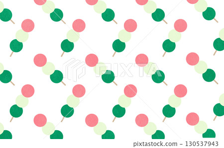 三色餃子圖案 130537943