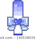 Pixel art penlights and glow sticks 130538039