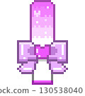 Pixel art penlights and glow sticks 130538040