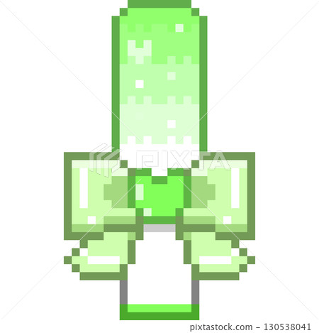 Pixel art penlights and glow sticks 130538041