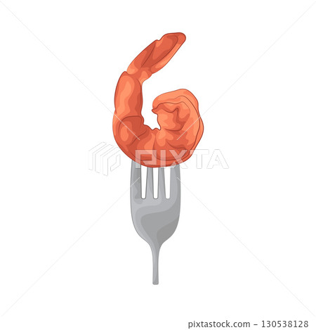 Illustration of shrimp 130538128