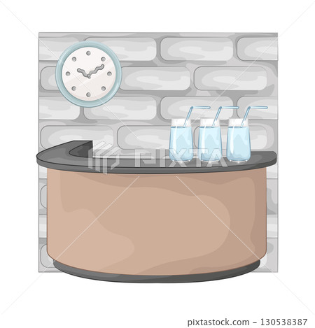 Illustration of Bar Table Illustration of Bar Table 130538387