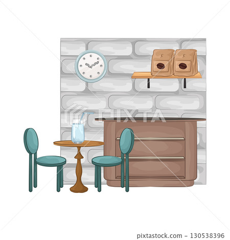 Illustration of Bar Table 130538396