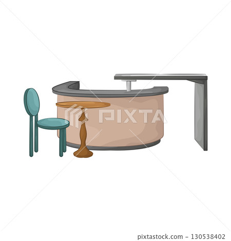 Illustration of Bar Table 130538402
