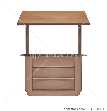 Illustration of Bar Table Illustration of Bar Table 130538411