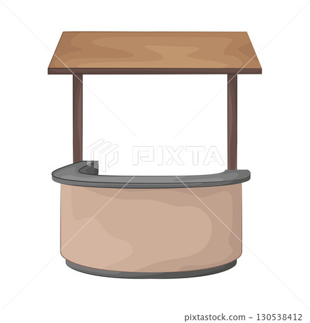 Illustration of Bar Table Illustration of Bar Table 130538412