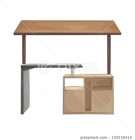 Illustration of Bar Table 130538414