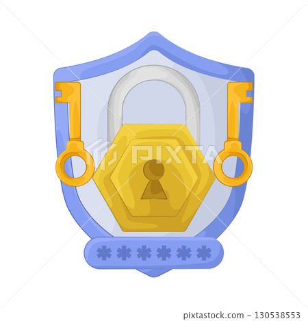 Illustration of password lock Illustration of password lock 130538553